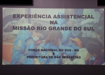 Enfermeiro de São Sebastião é voluntário no RS e faz palestra sobre sua experiência