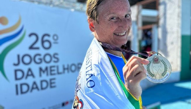 Equipe de natação de São Sebastião conquista cinco medalhas nos Jogos da Melhor Idade