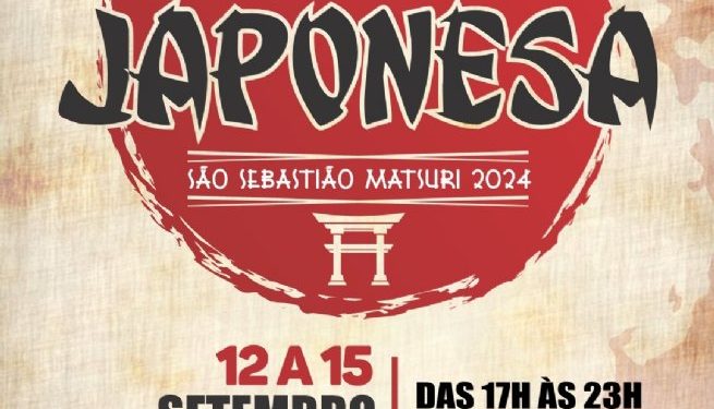 São Sebastião Matsuri 2024 ocorrerá no mês de setembro