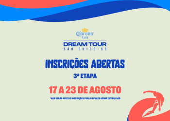 INSCRIÇÕES ABERTAS PARA A 3ª ETAPA DO CIRCUITO DREAM TOUR 2024 – PRAINHA, SÃO FRANCISCO DO SUL-SC