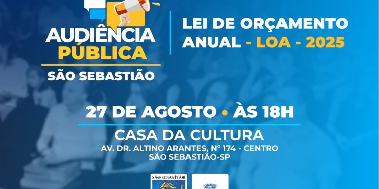 Prefeitura de São Sebastião realiza audiência pública para elaboração do LOA 2025