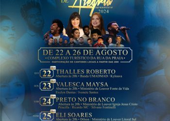 Festival Cantos de Alegria reúne grandes nomes da música gospel em São Sebastião