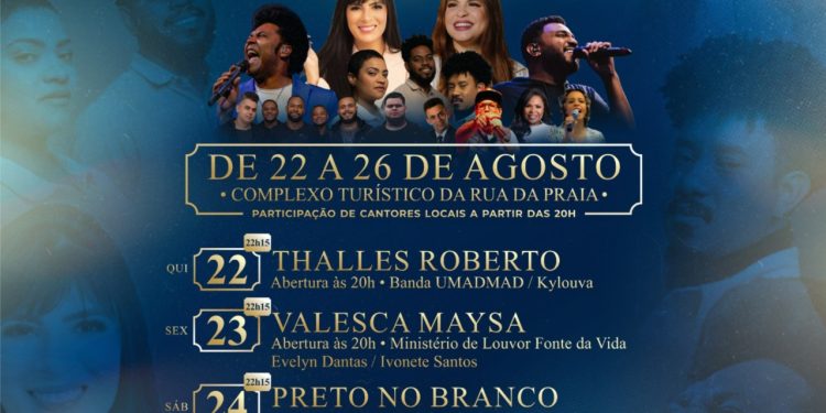 Festival Cantos de Alegria reúne grandes nomes da música gospel em São Sebastião