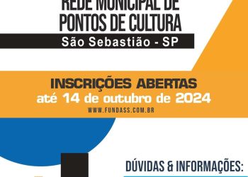 Abertas as inscrições do edital da PNAB direcionado à valorização dos Pontos de Cultura de São Sebastião