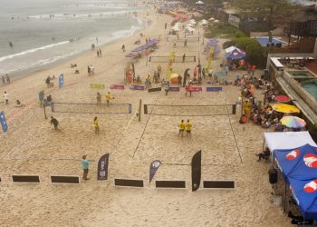 Etapa do São Sebá Open de duplas mistas tem nível técnico elevado na Praia de Maresias