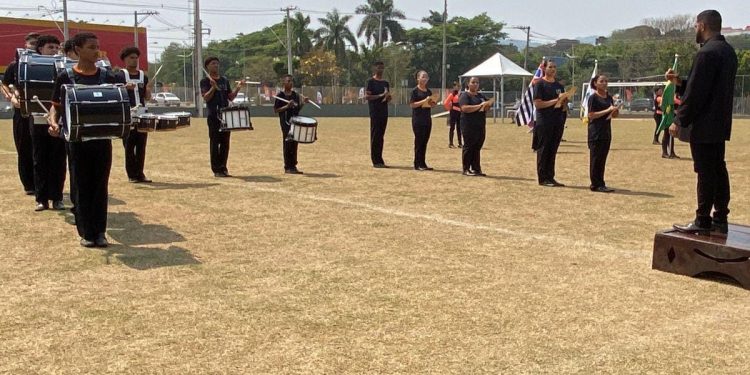 Bandas escolares de São Sebastião conquistam primeiro lugar em Campeonato Estadual de Fanfarras e Bandas