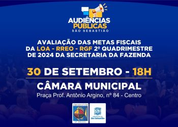 Prefeitura de São Sebastião realiza audiência pública para avaliar o cumprimento das metas fiscais do 2ª quadrimestre de 2024