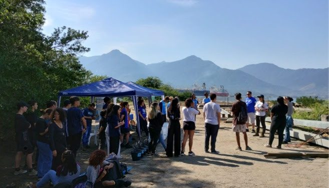 Porto de São Sebastião fecha primeiro semestre com 18 ações de proteção e conscientização ambiental