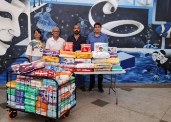Fundo Social recebe doação de fraldas infantis pelo ‘ingresso solidário’
