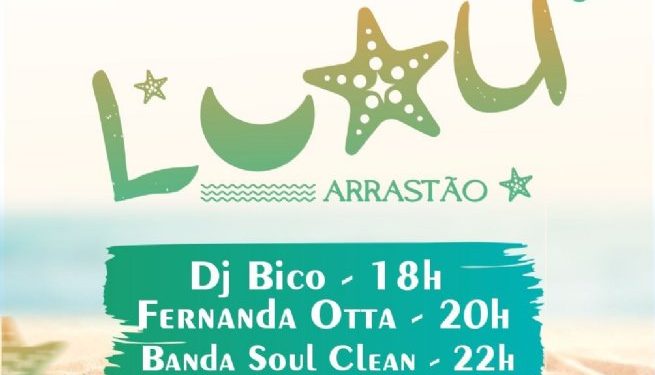Luau promete agitar a Praia do Arrastão com música ao vivo e atrações especiais neste sábado