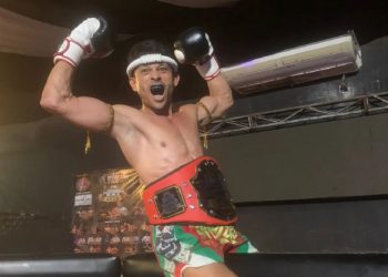 Lutador de Muay Thai de São Sebastião conquista cinturão do 5º Arena World Championship MMA 2024