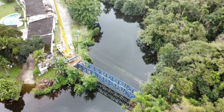 Prefeitura de São Sebastião inaugura nova Ponte do Pielo, em Barra do Una, no sábado