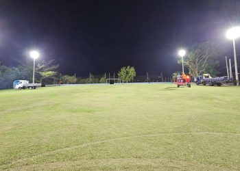 Prefeitura de São Sebastião inaugura iluminação de LED no Campo de Futebol do bairro Morro do Abrigo