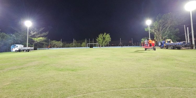 Prefeitura de São Sebastião inaugura iluminação de LED no Campo de Futebol do bairro Morro do Abrigo