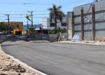Maior parte da obra do eixo viário central de São Sebastião fica pronta em novembro