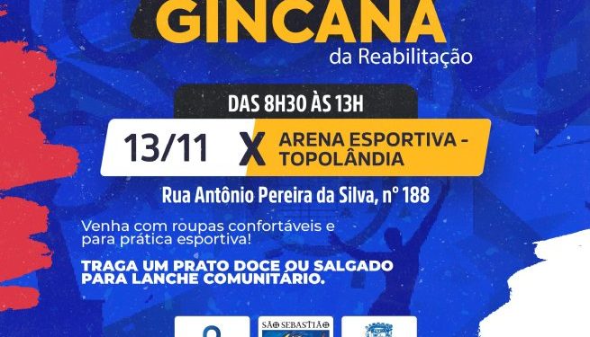 Prefeitura de São Sebastião realiza 1ª Paragincana do Centro de Reabilitação no Ginásio do Gringão