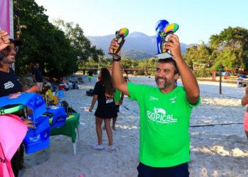Etapa decisiva do Circuito Tropical Beach Tennis 2024 agita Maresias no fim de semana