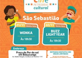 Cine Petrobras chega a São Sebastião nesta quinta-feira com cinema de graça