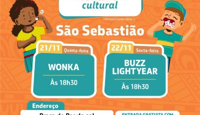 Cine Petrobras chega a São Sebastião nesta quinta-feira com cinema de graça