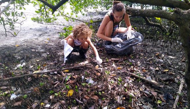Secretaria do Meio Ambiente realiza ação de limpeza no Araçá