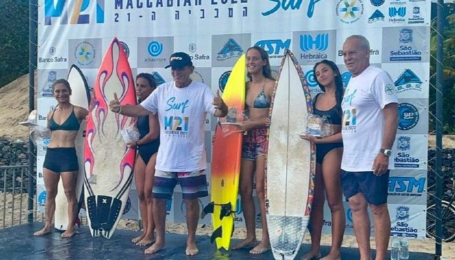 72 surfistas disputam Maccabi Brasil Surf Challenger na Praia da Baleia