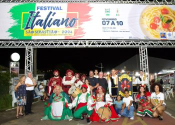 *São Sebastião celebra a cultura italiana no 7º Festival Italiano com presença do prefeito Felipe Augusto*