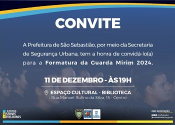 Prefeitura de São Sebastião forma 113 guardas mirins da turma de 2024