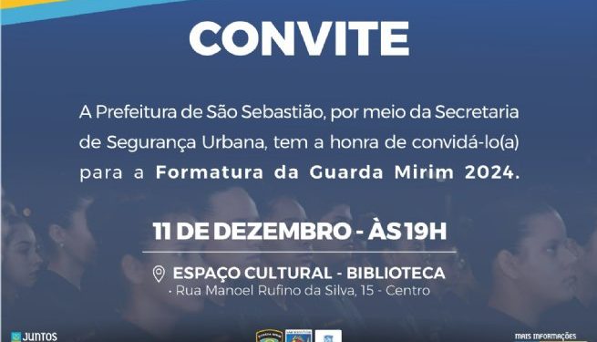 Prefeitura de São Sebastião forma 113 guardas mirins da turma de 2024