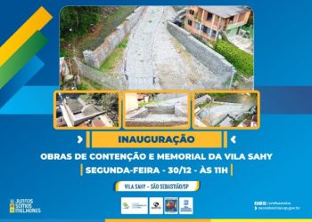 Prefeitura de São Sebastião inaugura Obra de Contenção e Memorial na Vila Sahy