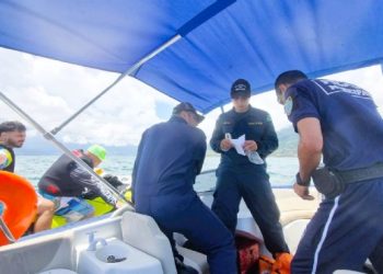Polícia Municipal de São Sebastião realiza fiscalização de embarcações em parceria com a Marinha do Brasil