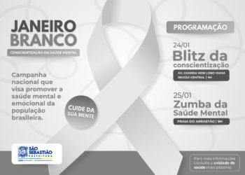 Prefeitura de São Sebastião promove ações de bem-estar e saúde mental no Janeiro Branco