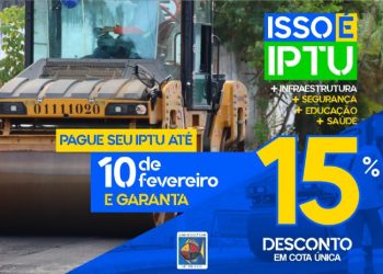 IPTU de São Sebastião pode ser pago com 15% de desconto até 10 de fevereiro