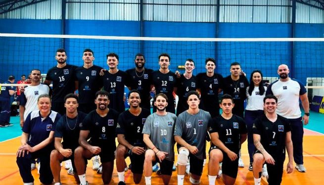 São Sebastião enfrenta o Norde Vôlei em jogo pela Superliga B no Ginásio do Cascalho