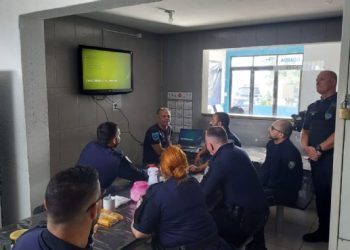 Policiais municipais recebem palestras sobre saúde mental no mês do ‘Janeiro Branco’
