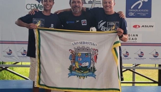 Velejador de São Sebastião conquista Campeonato Brasileiro de Vela Classe ILCA na categoria sênior masculino