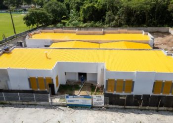 Obras da nova Creche de Boraceia seguem avançando em São Sebastião