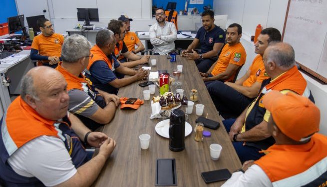 Defesas Civis de São Vicente e Campos do Jordão conhecem estrutura do órgão em São Sebastião