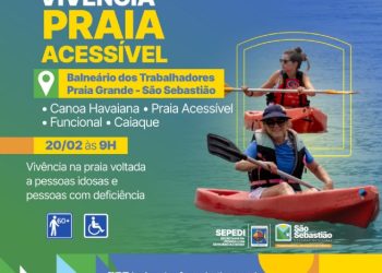 Sepedi promove vivência de Praia Acessível para idosos e PcD no Balneário dos Trabalhadores