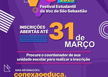 Prefeitura de São Sebastião abre inscrições para o FestVoz 2025