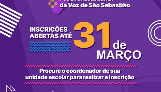 Prefeitura de São Sebastião abre inscrições para o FestVoz 2025