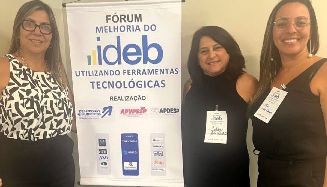 Secretaria da Educação de São Sebastião participa de Fórum sobre melhoria do Ideb em São Paulo