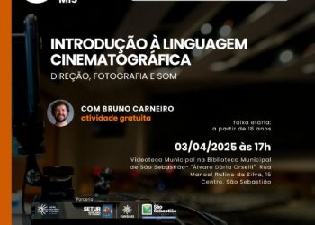 Prefeitura de São Sebastião e Pontos MIS oferecem oficina gratuita sobre linguagem cinematográfica