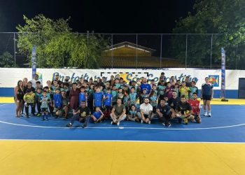 Prefeitura de São Sebastião revitaliza quadra poliesportiva no bairro Juquehy