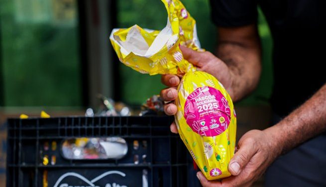 Páscoa Solidária distribui mais de 2 mil ovos de chocolate em São Sebastião