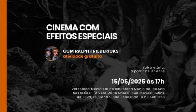 Prefeitura de São Sebastião e Pontos MIS realizam oficina gratuita de Cinema com Efeitos Especiais