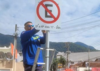 Prefeitura de São Sebastião libera vagas de estacionamento na Rua Auta Pinder