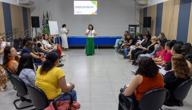 Professores da Educação Infantil participam de HTPC Regional com foco no projeto “Pequenos Descobridores”