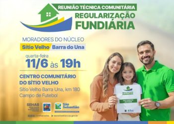 São Sebastião realiza reunião comunitária de regularização fundiária no Sítio Velho
