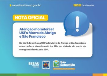Reparo na rede elétrica altera horários nas USFs do Morro do Abrigo e São Francisco na segunda-feira
