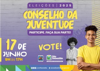 São Sebastião elege Conselheiros da Juventude em 17 de junho com voto aberto à população